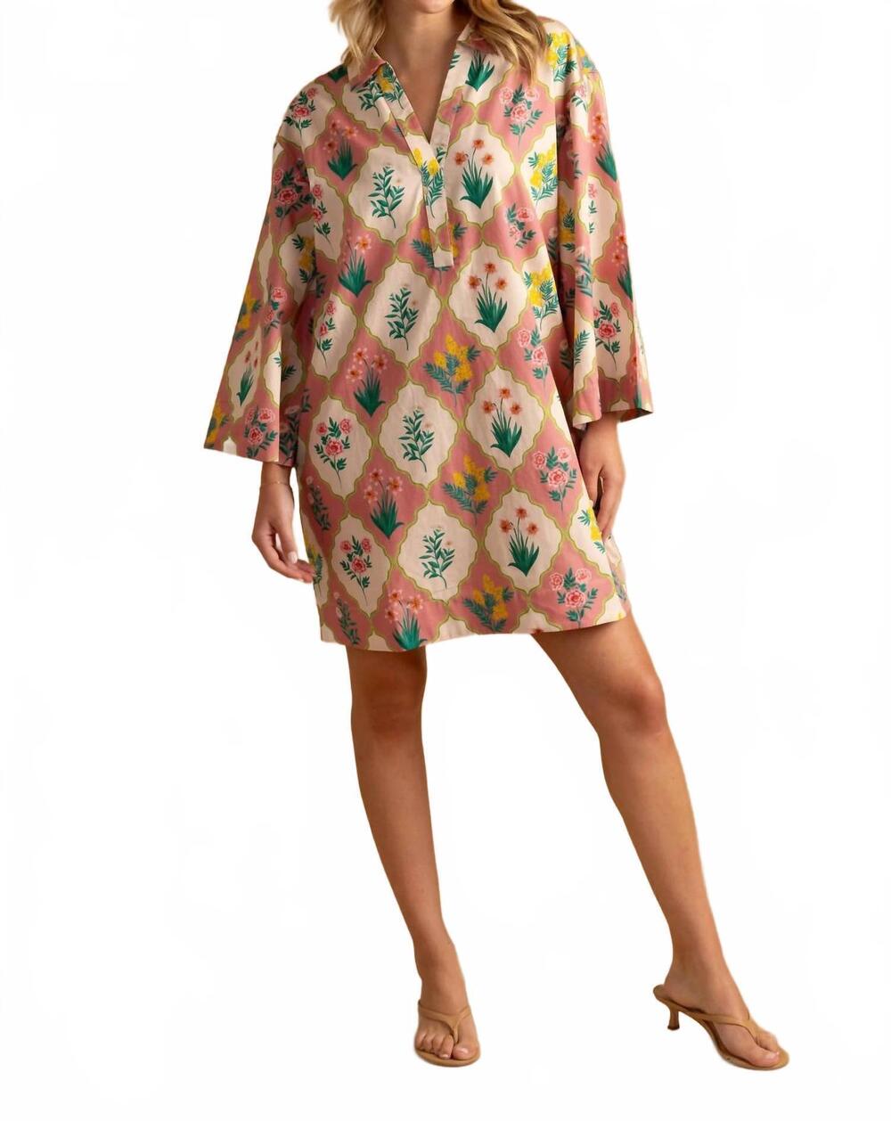 NEW DOUBLE A colette dress in rose blossom